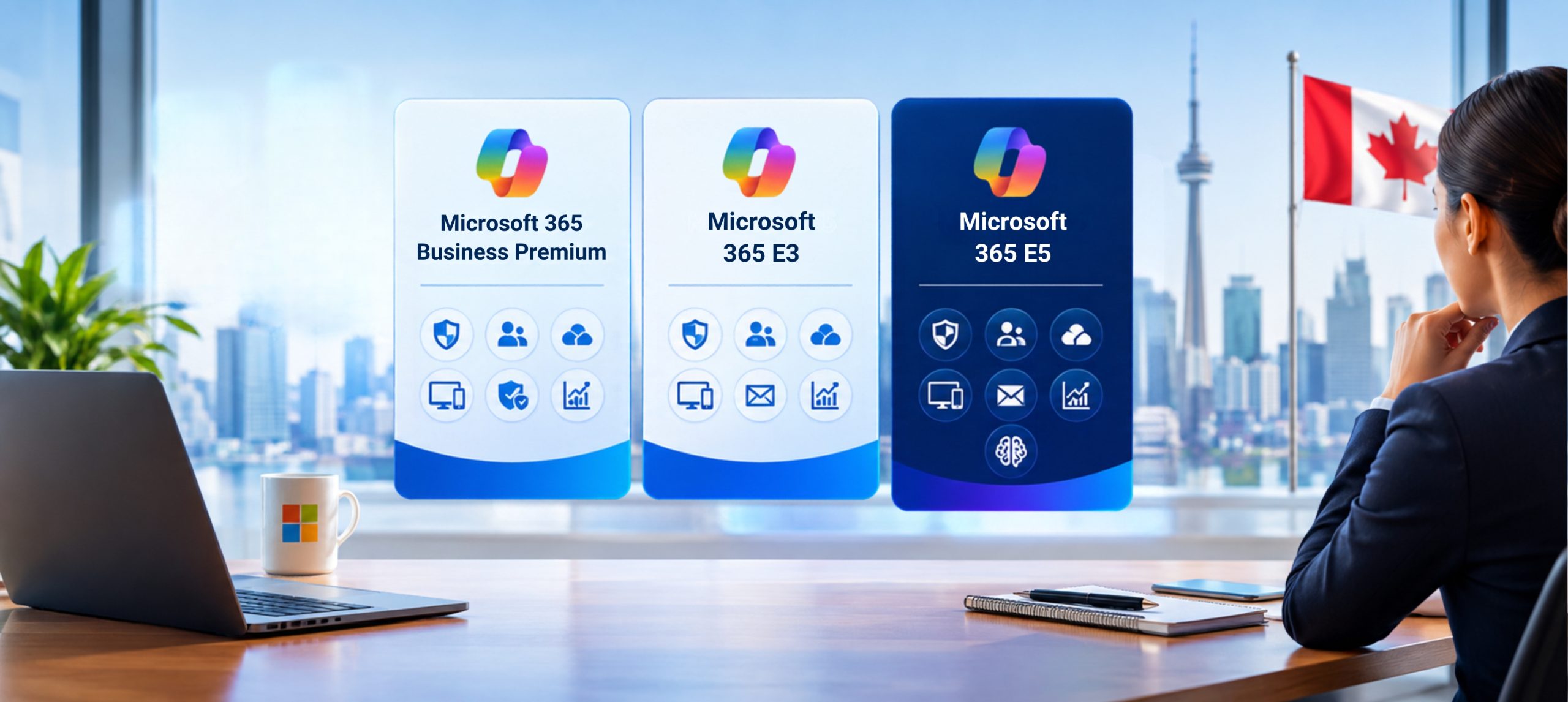 Microsoft 365 Business Premium vs. E3 vs. E5: Which Plan Is Right for Your Canadian Business?
